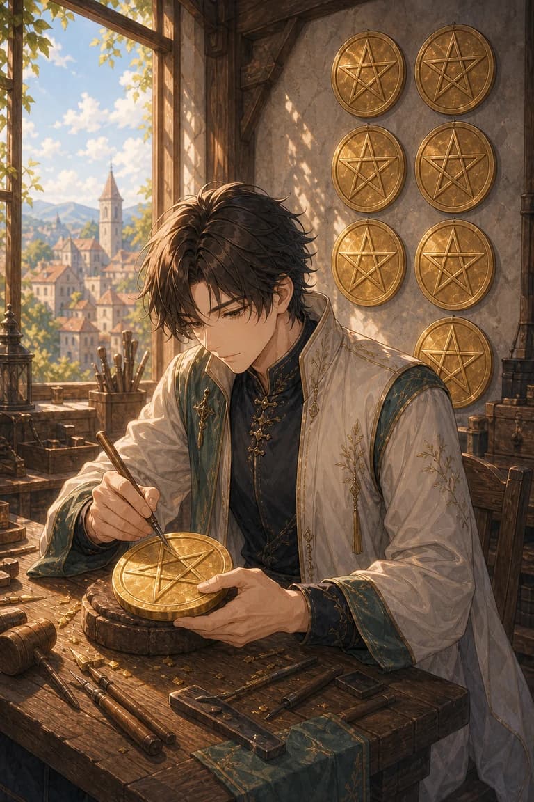 Eight of Pentacles