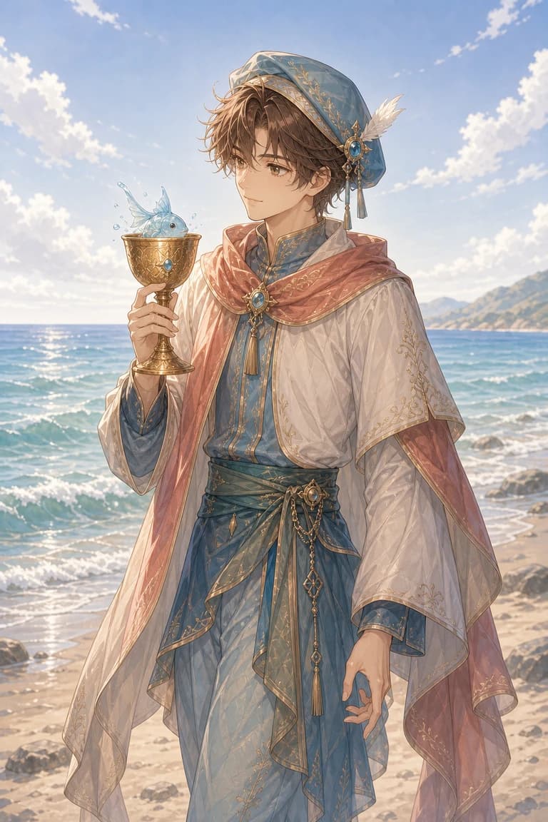 Page of Cups
