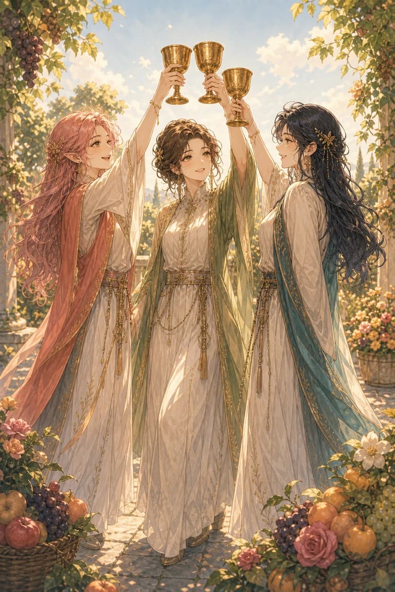 Three of Cups